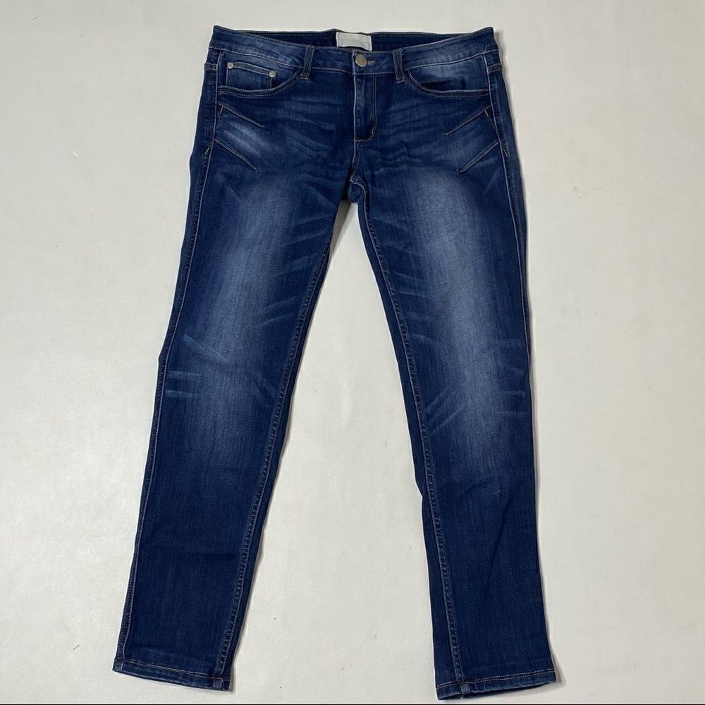 Gilded Intent | Skinny Mid-Rise Stretch Jeans